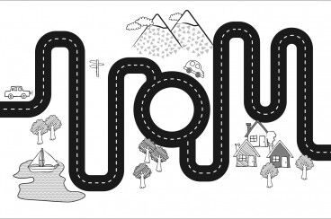 Alfombra Vinilica Infantil 230x160cm Alfombra Vinilica Infantil 230x160cm