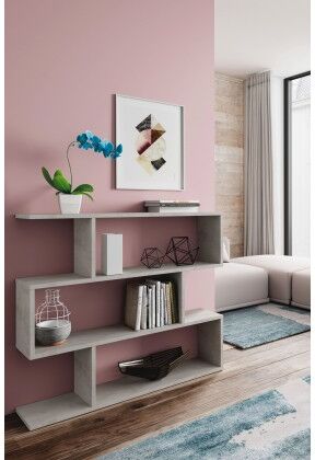 Balty Estantería Baja Cemento Balty Estantería Baja Cemento