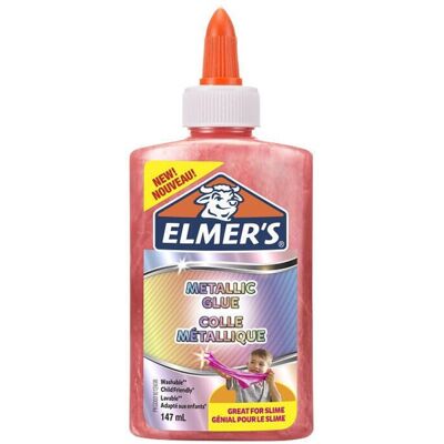 ELMER'S Pegamento Para Manualidades Elmers Rosa Metalizado 147ml ELMER'S Pegamento Para Manualidades Elmers Rosa Metalizado 147ml