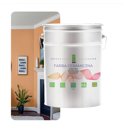 OEM Pintura Cerámica Para Paredes, Color Beige, Lavable, En Polvo, Tono Oscuro, 10 L OEM Pintura Cerámica Para Paredes, Color Beige, Lavable, En Polvo, Tono Oscuro, 10 L