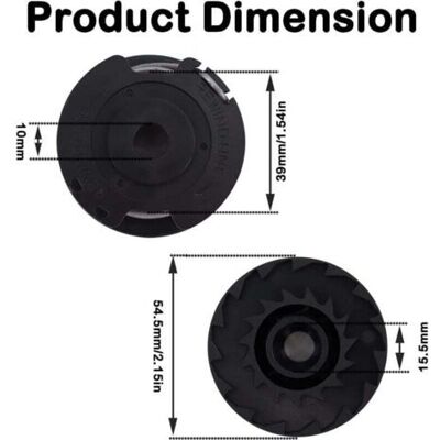 OEM Carrete De Repuesto Ulisem Para Hilo De Desbrozadora, 4 M X 1,6 Mm, Compatible Con Los Modelos Art 23sl Y Art 26sl, 3 Unidades. OEM Carrete De Repuesto Ulisem Para Hilo De Desbrozadora, 4 M X 1,6 Mm, Compatible Con Los Modelos Art 23sl Y Art 26sl, 3 Unidades.