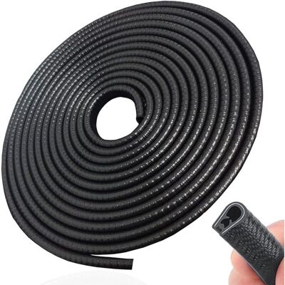 DPZO Protector De Borde De Puerta De Coche Negro, 10 M, Goma En Forma De U, No Requiere Pegamento, Para La Mayoría De Los Coches. DPZO Protector De Borde De Puerta De Coche Negro, 10 M, Goma En Forma De U, No Requiere Pegamento, Para La Mayoría De Los Coches.