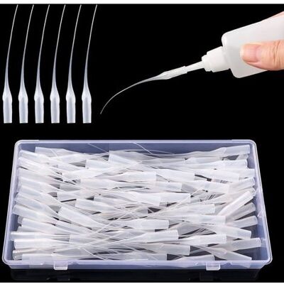 OEM 100 Piezas De Micropuntas De Plástico De 0,1 Mm Para Botellas De Pegamento, Micropuntas De Plástico De Boca Larga Para Pegamento, Para Pasatiempos, Modelismo Y Manualidades Creativas. OEM 100 Piezas De Micropuntas De Plástico De 0,1 Mm Para Botellas De Pegamento, Micropuntas De Plástico De Boca Larga Para Pegamento, Para Pasatiempos, Modelismo Y Manualidades Creativas.