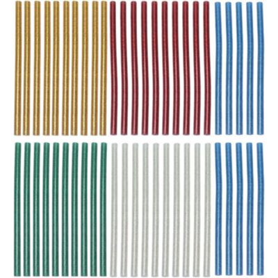 DPZO 50 Barras De Pegamento Termofusible De Colores, Transparentes, Fáciles De Usar Y De Secado Rápido, De 7 X 140 Mm. DPZO 50 Barras De Pegamento Termofusible De Colores, Transparentes, Fáciles De Usar Y De Secado Rápido, De 7 X 140 Mm.