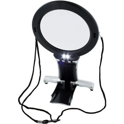 OEM Lupa De Cuello Y Mesa, Aumento De 6x, Lupa Led Iluminada De Uso Manos Libres Para Costura, Fabricación De Joyas, Reparación De Punto De Cruz, Artes Y Manualidades - Crezuo OEM Lupa De Cuello Y Mesa, Aumento De 6x, Lupa Led Iluminada De Uso Manos Libres Para Costura, Fabricación De Joyas, Reparación De Punto De Cruz, Artes Y Manualidades - Crezuo