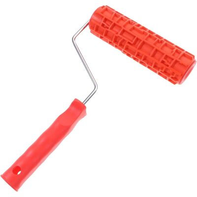 OEM Rodillo De Pintura De Goma Con Mango Texturizado Para Crear Efectos De Vetas Y Relieves En Las Paredes Y Para Decoración De Paredes Diy. OEM Rodillo De Pintura De Goma Con Mango Texturizado Para Crear Efectos De Vetas Y Relieves En Las Paredes Y Para Decoración De Paredes Diy.