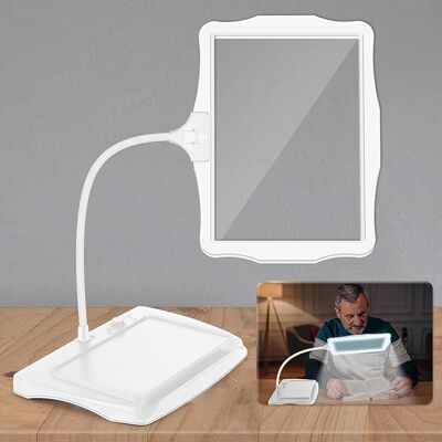OEM Lámpara De Mesa Con Lupa Recargable (3 Unidades), Cuello De Cisne Flexible, 48 Led, Luz De Aumento De Alta Potencia Para Leer, Coser, Manualidades, Pintar Y Bricolaje. OEM Lámpara De Mesa Con Lupa Recargable (3 Unidades), Cuello De Cisne Flexible, 48 Led, Luz De Aumento De Alta Potencia Para Leer, Coser, Manualidades, Pintar Y Bricolaje.