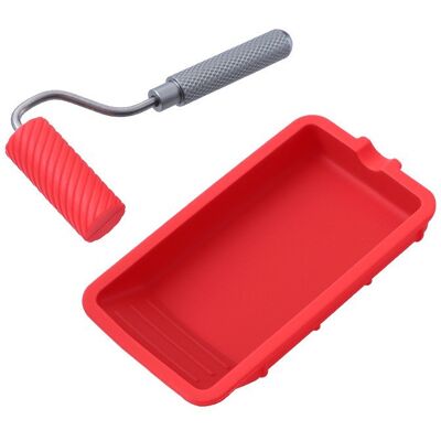 OEM Rodillo Para Pegamento Con Bandeja De Silicona, Bandeja De Pintura Reutilizable, Recipiente Para Pegamento De Madera, Adecuado Para Manualidades Y Arte. OEM Rodillo Para Pegamento Con Bandeja De Silicona, Bandeja De Pintura Reutilizable, Recipiente Para Pegamento De Madera, Adecuado Para Manualidades Y Arte.