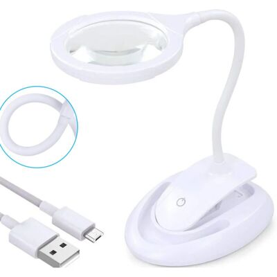 OEM Lupa Con Luz, Lámpara De Aumento 5x/10x Con Soporte Y Pinza, Lámpara De Escritorio Recargable Con Brillo Ajustable Para Lectura De Cerca, Pasatiempos, Manualidades, Taller Y Costura. OEM Lupa Con Luz, Lámpara De Aumento 5x/10x Con Soporte Y Pinza, Lámpara De Escritorio Recargable Con Brillo Ajustable Para Lectura De Cerca, Pasatiempos, Manualidades, Taller Y Costura.