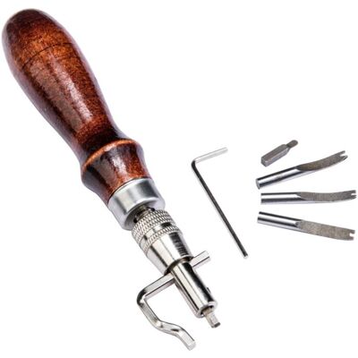 OEM Juego De 7 Piezas Para Trabajar El Cuero (grabado, Recorte De Bordes, Costura, Biselado) OEM Juego De 7 Piezas Para Trabajar El Cuero (grabado, Recorte De Bordes, Costura, Biselado)
