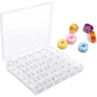 OEM 36 Bobinas Para Máquina De Coser Singer, Accesorios De Costura, Bobinas De Hilo, Bobinas Transparentes Para Máquina De Coser Con Caja De Almacenamiento, Bobinas De Plástico Universales De Alta Calidad OEM 36 Bobinas Para Máquina De Coser Singer, Accesorios De Costura, Bobinas De Hilo, Bobinas Transparentes Para Máquina De Coser Con Caja De Almacenamiento, Bobinas De Plástico Universales De Alta Calidad