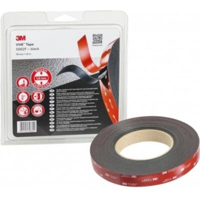 3m - Cinta Acrilica Vhb 5962f 19mmx8m Ngr 1,5mm Doble Cara Pintura En Polvo 3m - Cinta Acrilica Vhb 5962f 19mmx8m Ngr 1,5mm Doble Cara Pintura En Polvo