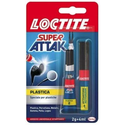 HENKEL Pegamento Superattak Plástico G 2+4 Loctite HENKEL Pegamento Superattak Plástico G 2+4 Loctite
