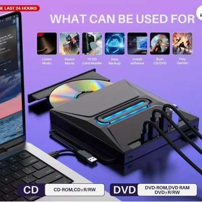 OEM Grabadora De Dvd-rw, Usb, Compatible Con Windows 10/11, Para Portátiles OEM Grabadora De Dvd-rw, Usb, Compatible Con Windows 10/11, Para Portátiles
