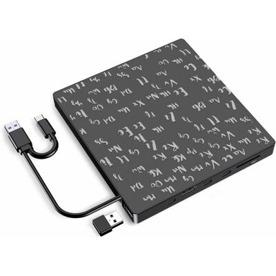 OEM Grabadora De Dvd Externa De Doble Puerto Usb 3.0 + Tipo-c De Alta Velocidad, Unidad De Cd/dvd Para Portátil OEM Grabadora De Dvd Externa De Doble Puerto Usb 3.0 + Tipo-c De Alta Velocidad, Unidad De Cd/dvd Para Portátil