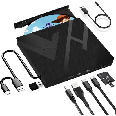 OEM Unidad Óptica Usb Tipo C, Grabadora De Dvd/cd, Unidad De Cd Universal, Unidad Óptica Externa Portátil Siete En Uno 2a2c OEM Unidad Óptica Usb Tipo C, Grabadora De Dvd/cd, Unidad De Cd Universal, Unidad Óptica Externa Portátil Siete En Uno 2a2c