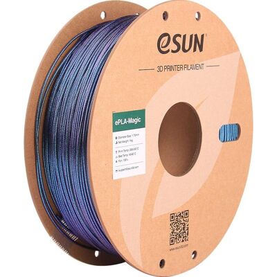 eSUN ePLA-Magic Dark Twinkling Blau Filament - Filamento 3D - Azul eSUN ePLA-Magic Dark Twinkling Blau Filament - Filamento 3D - Azul
