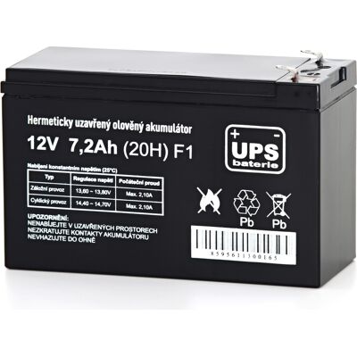 Batería Ups Fiamm 12v 7.2ah Nueva Batería Ups Fiamm 12v 7.2ah Nueva