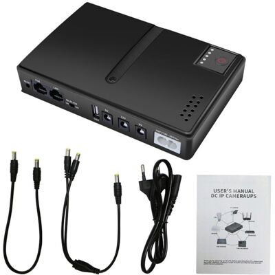 OEM Sistema De Alimentación Ininterrumpida (ups) Inteligente Con Batería De Respaldo, Fuente De Alimentación De Cc De 18 W, Para Control De Acceso De Cámaras De Router (enchufe Europeo). OEM Sistema De Alimentación Ininterrumpida (ups) Inteligente Con Batería De Respaldo, Fuente De Alimentación De Cc De 18 W, Para Control De Acceso De Cámaras De Router (enchufe Europeo).