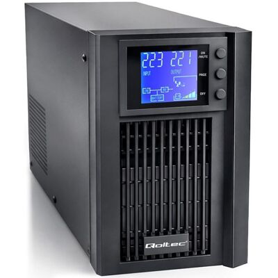 Qoltec Zasilacz Awaryjny Ups Pure Sine Wave 1kva 800w Avr Lcd Czysty Sinus Qoltec Zasilacz Awaryjny Ups Pure Sine Wave 1kva 800w Avr Lcd Czysty Sinus