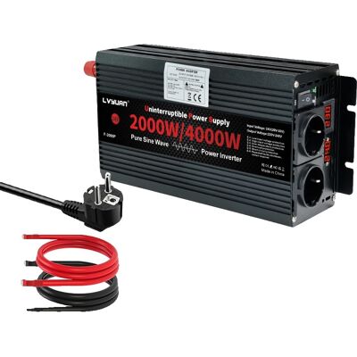 OEM Sistema De Alimentación Ininterrumpida (ups), Onda Sinusoidal Pura, 2000 W De Potencia Continua, 24 V-220 V Ue 50 Hz OEM Sistema De Alimentación Ininterrumpida (ups), Onda Sinusoidal Pura, 2000 W De Potencia Continua, 24 V-220 V Ue 50 Hz