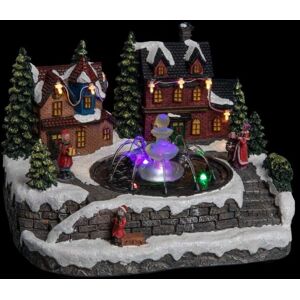 OEM Luces Y Decoración Navideña Fuente Navideña En La Ciudad Sector Luz Animada OEM Luces Y Decoración Navideña Fuente Navideña En La Ciudad Sector Luz Animada
