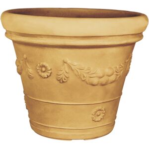 MONACIS Jarrón Decorativo Clásico Tradicional De Ø60 Cm Y Ø50 Cm De Diámetro, En Polímero Impruneta Resistente, Ideal Para Plantas En Jardines Y Terrazas MONACIS Jarrón Decorativo Clásico Tradicional De Ø60 Cm Y Ø50 Cm De Diámetro, En Polímero Impruneta Resistente, Ideal Para Plantas En Jardines Y Terrazas