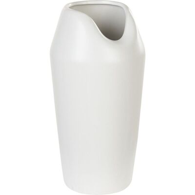 Beliani Jarrón Decorativo APAMEA - 33cm Blanco Accesorio Hogar Moderno Beliani Jarrón Decorativo APAMEA - 33cm Blanco Accesorio Hogar Moderno