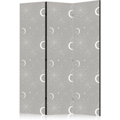 Biombo Decorativo Artgeist Luna Estrellas Gris 135x172 Cm Biombo Decorativo Artgeist Luna Estrellas Gris 135x172 Cm
