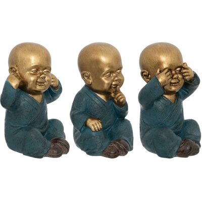 Atmosphera - Set De 3 Figuras Bouddha Créateur D'Intérieur Atmosphera - Set De 3 Figuras Bouddha Créateur D'Intérieur