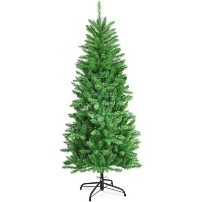 Árbol de Navidad Artificial de 150cm con Luces Blancas Cálidas - Verde Árbol de Navidad Artificial de 150cm con Luces Blancas Cálidas - Verde