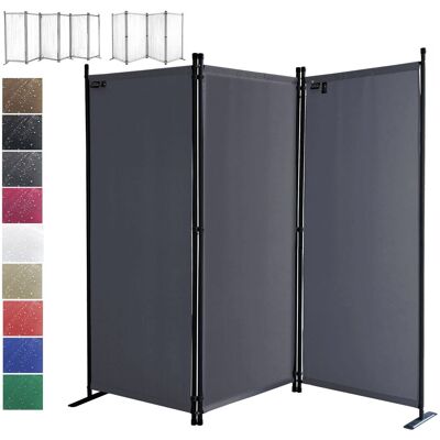 Quick-star - Paravent 4 Teilig 165 X 220 Cm Stoff Raumteiler Trennwand Balkon Sichtschutz Stellwand Faltbar Blau Quick-star - Paravent 4 Teilig 165 X 220 Cm Stoff Raumteiler Trennwand Balkon Sichtschutz Stellwand Faltbar Blau
