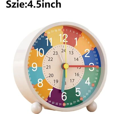 OEM Un Despertador Infantil Que Les Ayuda A Aprender A Leer La Hora. Tiene Una Esfera Colorida, Funciona Silenciosamente Y Es Recargable. OEM Un Despertador Infantil Que Les Ayuda A Aprender A Leer La Hora. Tiene Una Esfera Colorida, Funciona Silenciosamente Y Es Recargable.