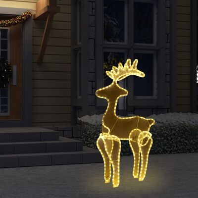 vidaXL Reno Decorativo Navideño con Malla 306 LEDs - Navidad vidaXL Reno Decorativo Navideño con Malla 306 LEDs - Navidad