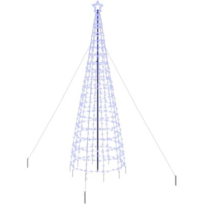 Árbol De Navidad Led Con Estacas De Tierra Azul 400 Cm Hierro Vidaxl Árbol De Navidad Led Con Estacas De Tierra Azul 400 Cm Hierro Vidaxl