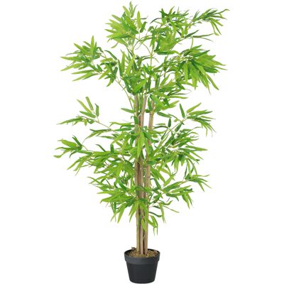 JHY DESIGN Bambú Artificial, Planta Artificial, Planta Decorativa Con Maceta, Árbol Artificial, Decoración De Árbol, 150 Cm JHY DESIGN Bambú Artificial, Planta Artificial, Planta Decorativa Con Maceta, Árbol Artificial, Decoración De Árbol, 150 Cm