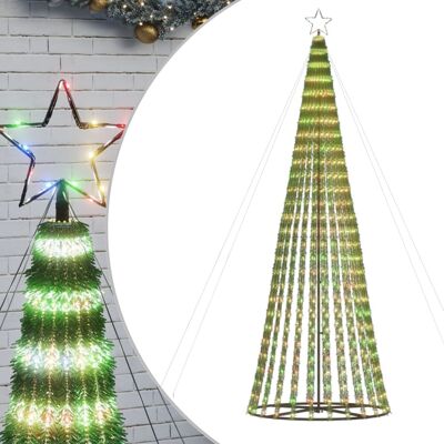 vidaXL Árbol de Navidad Cono 688 LEDs 300cm Multicolor vidaXL Árbol de Navidad Cono 688 LEDs 300cm Multicolor
