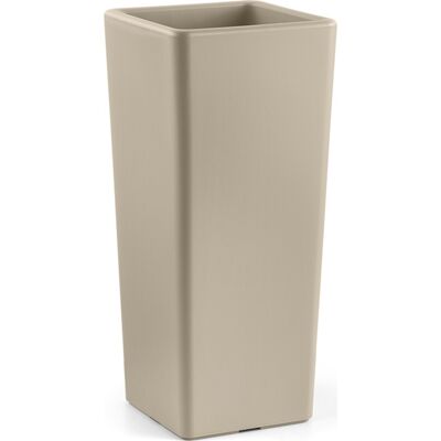 VECA Jarrón Clou Cuadrado Con Macetero 65 Cm - Greige VECA Jarrón Clou Cuadrado Con Macetero 65 Cm - Greige