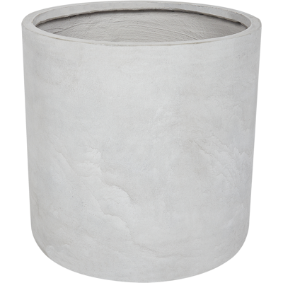 Beliani - Maceta De Mezcla De Arcilla Gris Claro 51 Cm Fibra Resistente Intemperie Messene Beliani - Maceta De Mezcla De Arcilla Gris Claro 51 Cm Fibra Resistente Intemperie Messene
