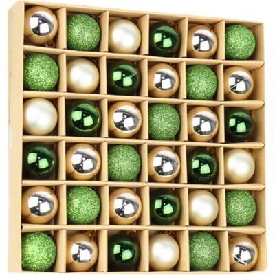OEM Bolas Navideñas De 3 Cm, 36 Unidades Por Caja, Pintadas Con Formas Irregulares, Adornos Para El Árbol De Navidad, Bolas De Plástico Mate. OEM Bolas Navideñas De 3 Cm, 36 Unidades Por Caja, Pintadas Con Formas Irregulares, Adornos Para El Árbol De Navidad, Bolas De Plástico Mate.