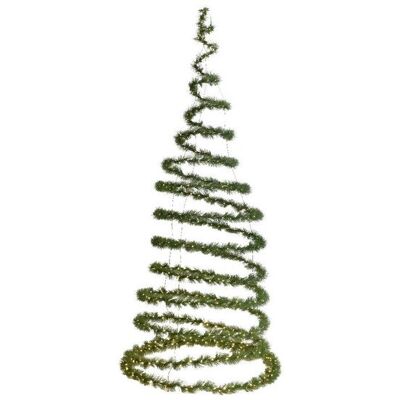 Kaemingk - Rbol De Navidad Espiral Verde Luminoso Para Colgar Tenue 97 Cm Kaemingk - Rbol De Navidad Espiral Verde Luminoso Para Colgar Tenue 97 Cm