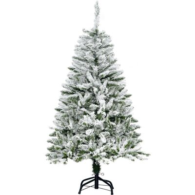 JHY DESIGN Árbol De Navidad Artificial, Efecto Nieve, Ignífugo, Con Estructura Articulada, Verde/blanco. JHY DESIGN Árbol De Navidad Artificial, Efecto Nieve, Ignífugo, Con Estructura Articulada, Verde/blanco.