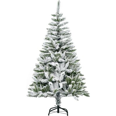 JHY DESIGN Árbol De Navidad Artificial, Efecto Nieve, Ignífugo, Con Estructura Articulada, Verde/blanco. JHY DESIGN Árbol De Navidad Artificial, Efecto Nieve, Ignífugo, Con Estructura Articulada, Verde/blanco.