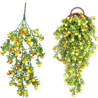 OEM 2 Unidades De Plantas Artificiales Navideñas Con Bayas Rojas, Resistentes A Los Rayos Uv, Adornos Colgantes De Fruta Simulada Para Jardín, Fiestas, Bodas Y Decoración Del Hogar (amarillo) OEM 2 Unidades De Plantas Artificiales Navideñas Con Bayas Rojas, Resistentes A Los Rayos Uv, Adornos Colgantes De Fruta Simulada Para Jardín, Fiestas, Bodas Y Decoración Del Hogar (amarillo)