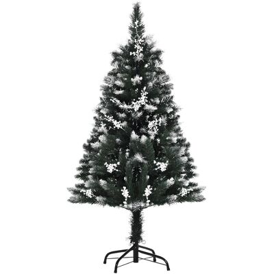 JHY DESIGN Árbol De Navidad Artificial De 120 Cm Con 222 Ramas, 28 Adornos, Soporte De Acero, Base Plegable Y Extraíble, Color Verde. JHY DESIGN Árbol De Navidad Artificial De 120 Cm Con 222 Ramas, 28 Adornos, Soporte De Acero, Base Plegable Y Extraíble, Color Verde.