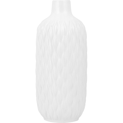 Beliani Jarrón Decorativo EMAR Blanco 31cm - Jarrón Decorativo Beliani Jarrón Decorativo EMAR Blanco 31cm - Jarrón Decorativo