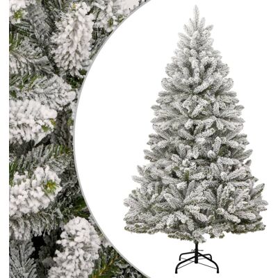 Árbol de Navidad artificial con bisagras y nieve flocada - 300 cm - vidaXL Árbol de Navidad artificial con bisagras y nieve flocada - 300 cm - vidaXL