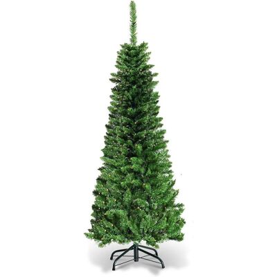 Costway Árbol De Navidad Artificial Con Soporte Decoración Para Navidad Hogar Fiesta Oficina 150cm Costway Árbol De Navidad Artificial Con Soporte Decoración Para Navidad Hogar Fiesta Oficina 150cm