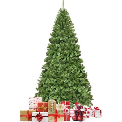 Costway - Rbol De Navidad Artificial De 225 Cm Con Base De Metal Árbol De Pvc Decoración Costway - Rbol De Navidad Artificial De 225 Cm Con Base De Metal Árbol De Pvc Decoración