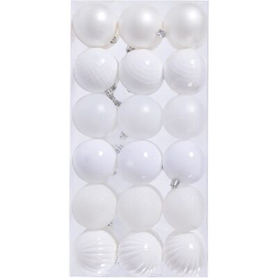 OEM 36 Adornos Navideños Irrompibles En Forma De Bola, Decoraciones Blancas Para El Árbol De Navidad, Ideales Para Fiestas, Bodas Y Celebraciones - Eleventime OEM 36 Adornos Navideños Irrompibles En Forma De Bola, Decoraciones Blancas Para El Árbol De Navidad, Ideales Para Fiestas, Bodas Y Celebraciones - Eleventime